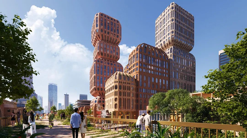 發(fā)光的燈籠塔/Heatherwick Studio在泰國(guó)的首個(gè)項(xiàng)目如此抽象？